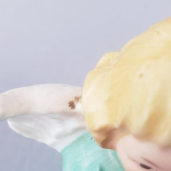 1977 Goebel Green Angel With Lute Bell Christmas Tree Ornament Lot of 3 - Picture 14 of 16